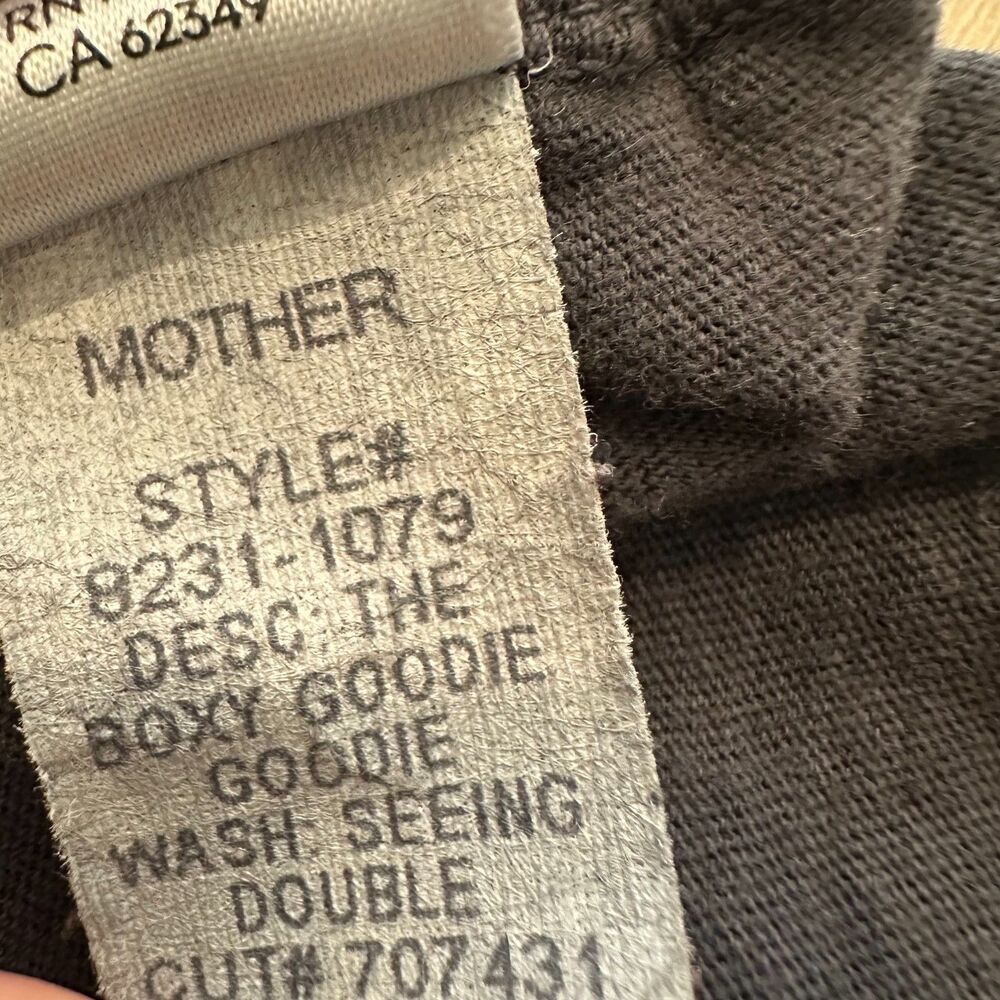 Mother Denim The Boxy Goodie Goodie Tee Seeing Double Wash Size M - Picture 5 of 7